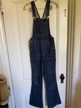 Madewell Indigo Blue Denim Women's Overalls size XS nwot perfect for fall